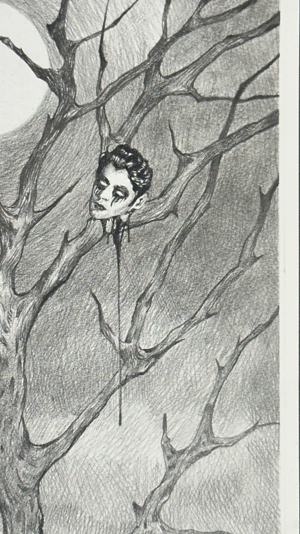 Night, Moon, Witch, Cedar and Lorca’s Head