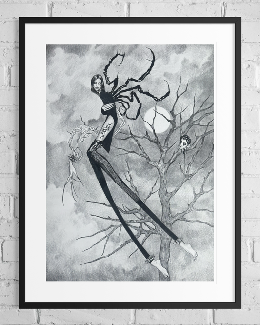Night, Moon, Witch, Cedar and Lorca’s Head