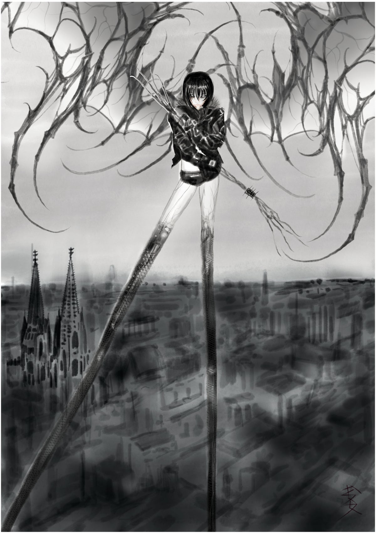 The vampyress who lost her gargoyle